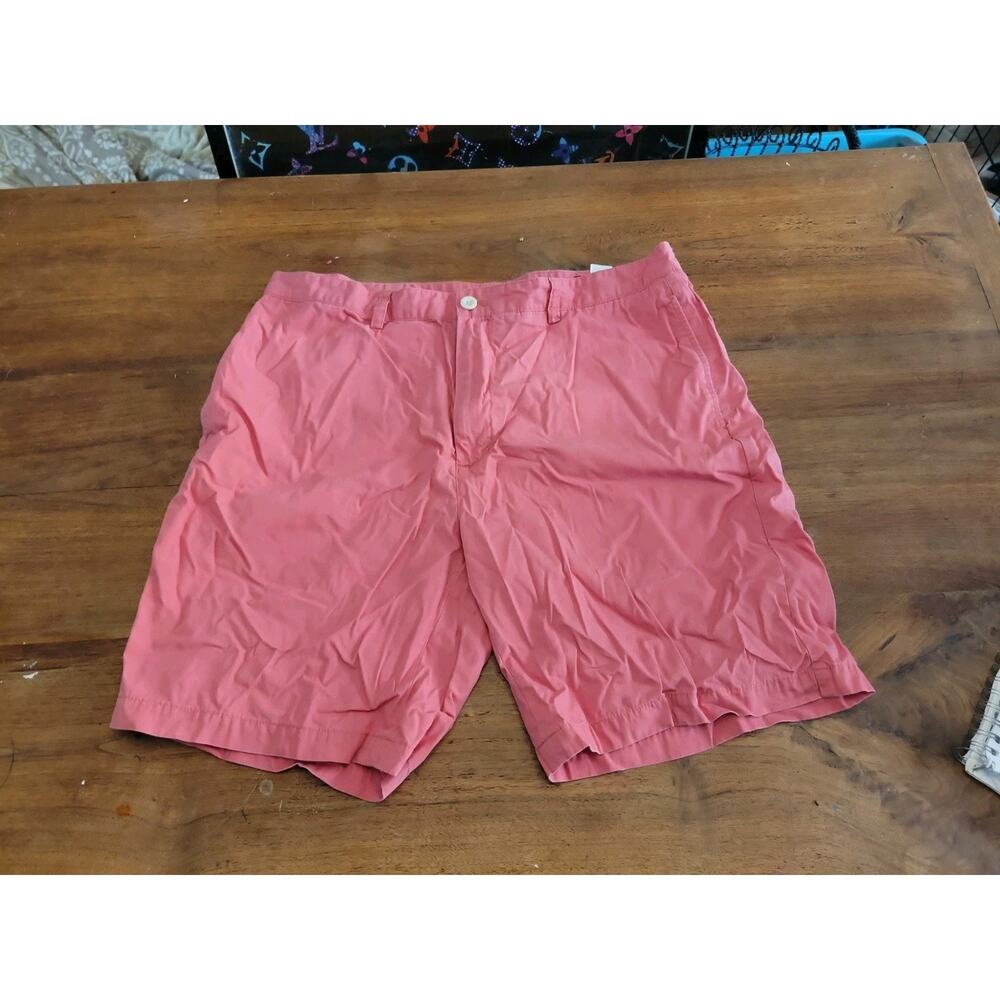 Vineyard Vines Men’s Club Shorts Size 38 Bermuda Shorts Chino Pink Cotton Preppy